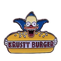 The Simpsons Pins - The Simpsons Krusty Burger Pin