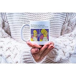 The Simpsons Cartoon Ceramic Coffee Mug Home Decor
