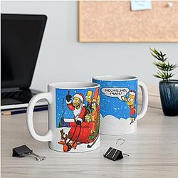 The Simpsons  Christmas Mug Funny Gift