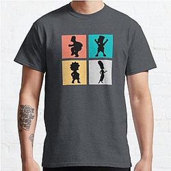 The Simpsons T-Shirts - Family Squares Light Classic T-Shirt