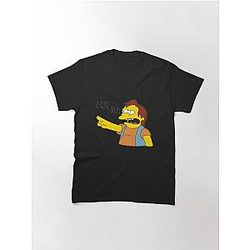 The Simpsons T-Shirts – Nelson Muntz Simpsons catch phrase Classic T-Shirt
