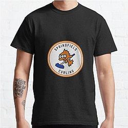 The Simpsons T-Shirts - Springfield curling Classic T-Shirt