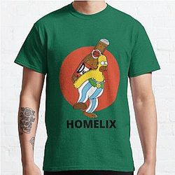 The Simpsons T-Shirts - Homer in asterix and obelix version Classic T-Shirt