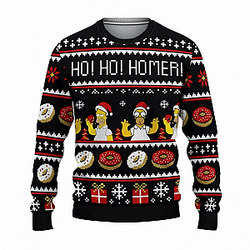 Simpsons Homer Ugly Christmas Sweater