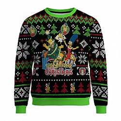 Funny Family Holiday Simpsons Ugly Christmas Sweater