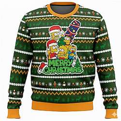 The Simpsons Merry Christmas Sweater