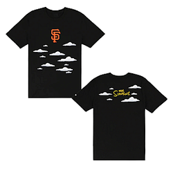 San Francisco Giants MLB Clouds DTNK1004 The Simpsons T-Shirts