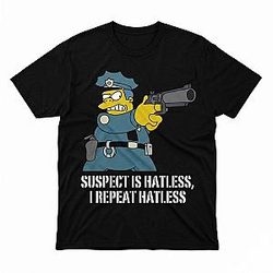 [Exclusive] Suspect is hatless, I repeat hatless 156 The Simpsons T-Shirts