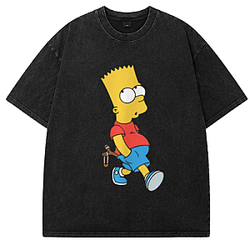 Bart Slingshot Pocket DTNK2406 Washed The Simpsons T-Shirts