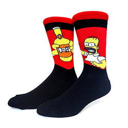 Cheer With Black Lipstick DTNK0707 The Simpsons Socks