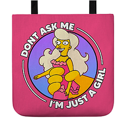 Dont Ask Me Im Just A Girl Tote DTNK3007 The Simpsons Bags