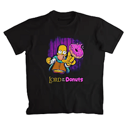 Simpson & The Donut Ring DTNK3007 The Simpsons T-Shirts