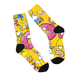 Half Of Donuts DTNK3007 The Simpsons Socks