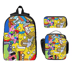 Family Anime Kids Three Piece Set School DTNK0508 Simpson