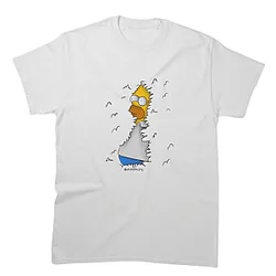 Homer In The Bushes Classic T-Shirts NTT2409 The Simpsons T-Shirts