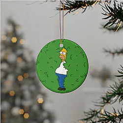 Homer Simpson Santa Christmas Tree Ornament NTT1510 The Simpsons Decoration