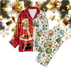 Homer Santa Christmas  The Simpson Pajamas