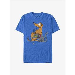 The Simpsons T-Shirts - The Simpsons Family Pets Santa's Little Helper &amp; Snowball II T-Shirt