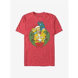 The Simpsons T-Shirts - The Simpsons Family Holiday Wreath T-Shirt