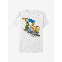 The Simpsons T-Shirts - The Simpsons Gone Sledding T-Shirt