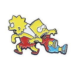 The Simpsons Pins - The Simpsons The Red Couple Pin