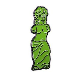 The Simpsons Pins - The Simpsons Green Statue Pin