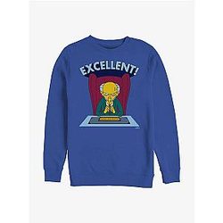 The Simpsons Sweatshirts - The Simpsons Excellent Burns Crew Sweatshirt