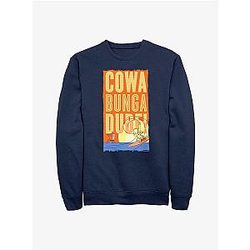 The Simpsons Sweatshirts - The Simpsons Bart Cowa Bunga Dude Crew Sweatshirt