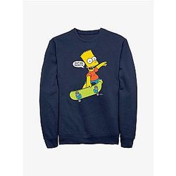 The Simpsons Sweatshirts - The Simpsons Bart Eat My Shorts Crew Sweatshirt