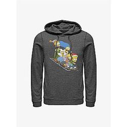 The Simpsons Hoodies - The Simpsons Gone Sledding Hoodie
