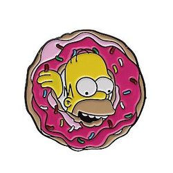 The Simpsons Pins - The Simpsons Inside The Donut Pin