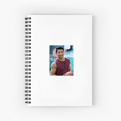 Simu Liu starred in the Marvel film Shang-Chi Simu Liu Notebook