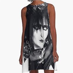 Siouxsie and the Banshees Black A-Line Dress