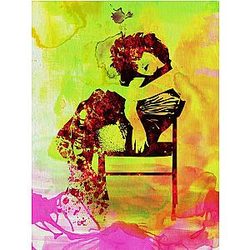 ART(COM replaced with full stop here: ART. Com Wall Art Print Legendary Siouxsie and the Banshees Watercolor by Olivia Morgan 12 x 16