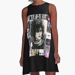 Siouxsie Sioux framed in Album Covers A-Line Dress