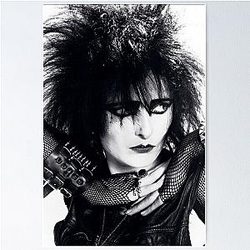 Siouxsie and the Banshees black White Poster