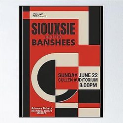 Siouxsie and the Banshees US tour poster