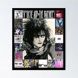 Siouxsie Sioux framed in Album Covers Poster