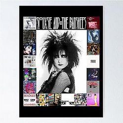 Siouxsie Sioux framed in Album Covers Poster