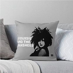 Siouxsie and the Banshees Throw Pillow