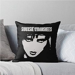 Siouxsie and the Banshees Throw Pillow