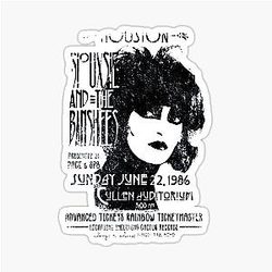 Siouxsie and the Banshees Distressed Sticker