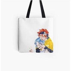 SK8 The Infinity Bags - Sk8  Reki and Langa All Over Print Tote Bag [ID8997]