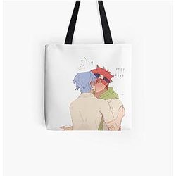 SK8 The Infinity Bags - Sk8  Reki and Langa kissing All Over Print Tote Bag [ID8999]