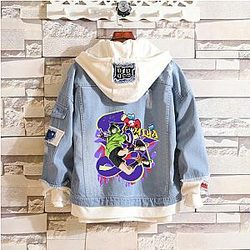 SK8 the Infinity Jacket - Funny Anime Designed Graphic Denim Jacket [ID12557]