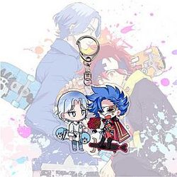 SK8 The Infinity Keychains - Langa Hasegawa Ainosuke Shindo Chibi Keychain [ID10266]