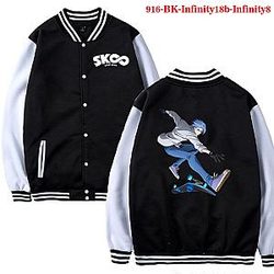 SK8 The Infinity Jackets - SK8 The Infinity Anime Printing Fashion Baseball Jacket [ID12455]