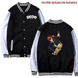 SK8 The Infinity Jackets - SK8 The Infinity Anime Baseball Printing Jacket [ID12453]