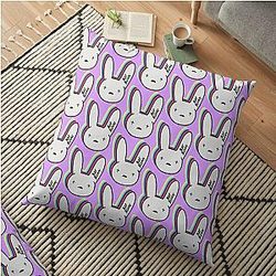 Bad Bunny Pillows – Bad Bunny Logo Floor Pillow RB3107 [ID12355]