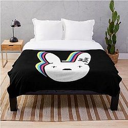 Bad Bunny Blanket – Bad Bunny Logo Throw Blanket RB3107 [ID12349]